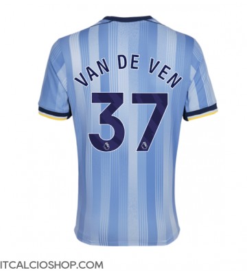 Tottenham Hotspur Micky van de Ven #37 Seconda Maglia 2024-25 Manica Corta